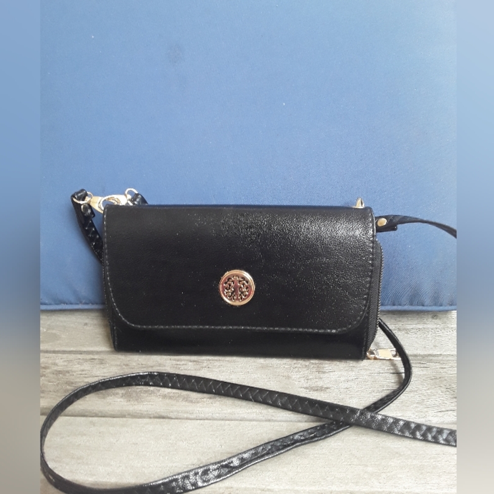 Black Crossbody Purse EUC